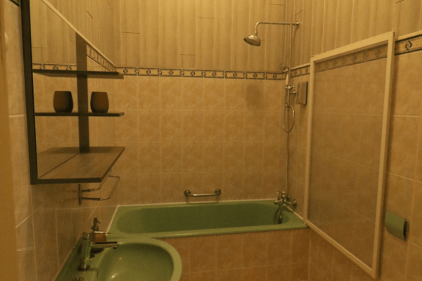 Salle de bain chambre bananier